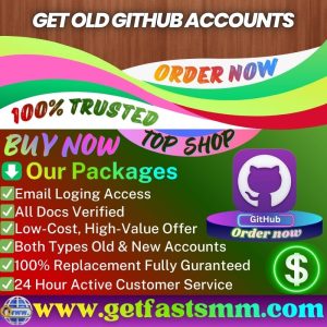 Get Old GitHub Accounts - Old Established, High Contribution