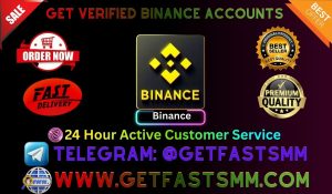 Get Verified Binance Accounts - passport,NID,KYC,Verified 