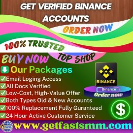 Get Verified Binance Accounts - passport,NID,KYC,Verified
