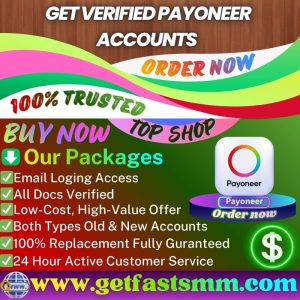 Get Verified Payoneer Accounts - Card Added,Personal&Business 