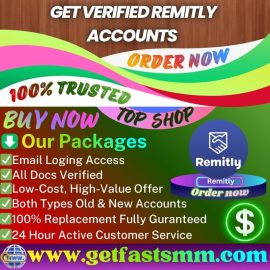 Get Verified Remitly Accounts - Fully verified & Instant,Delivery