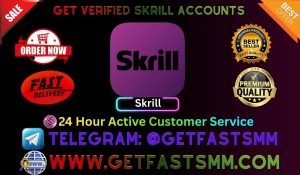 Get Verified Skrill Accounts - Old/New, personal&Business 