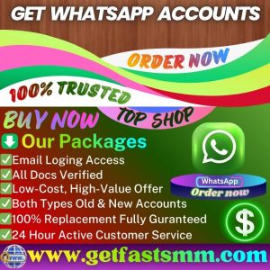 Get WhatsApp Accounts - verified,USA,UK,CA & More 