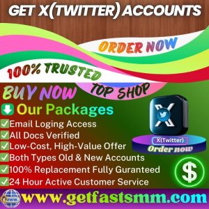 Get X(Twitter) Accounts - Available USA,UK,CA & More