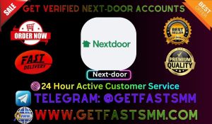 Get verified Next-door Accounts - GetFastSMM Available,Verified 
